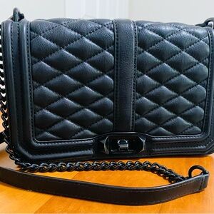 Rebecca Minkoff black quilted bag
